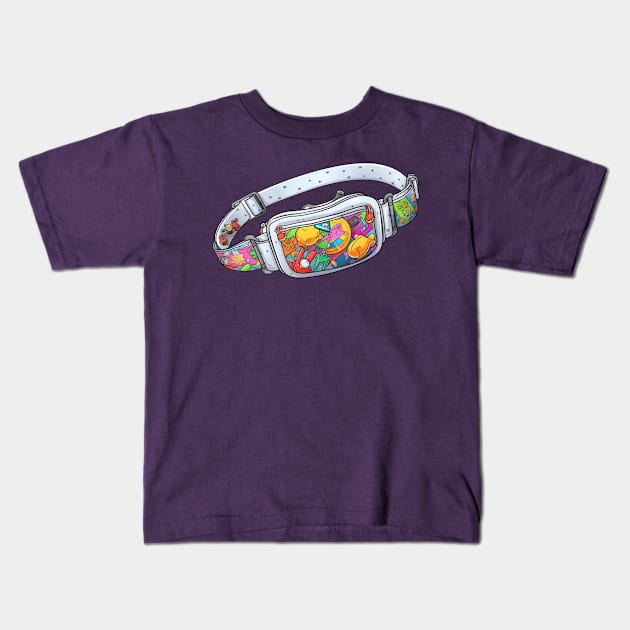 Fanny Pack Belt Bag Athletic Trainer Kids T-Shirt by AstroWolfStudio